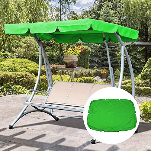 kaersishop Cubierta de la Cubierta de la Silla de la Silla del Columpio de Seater del jardín, Protector de Polvo Anti-UV Impermeable a Prueba de Lluvia, reemplazo de la Cubierta Superior del Dosel Cover
