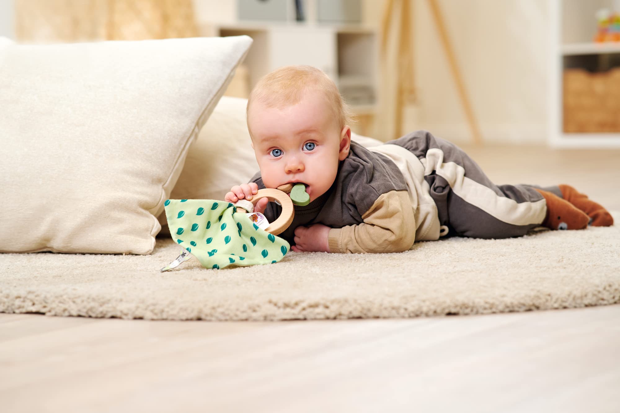 Espejo Bebé Montessori Con Libro Sensorial Y Mordedor – Juguete 3 En 1 De Tela, Patrones En Blanco Y Negro, De 0 A 12 Meses