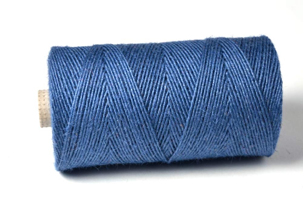 0.5KG Spools - Everlasto Coloured Jute Craft Twine Coloured String (2mm approx) (DENIM BLUE)