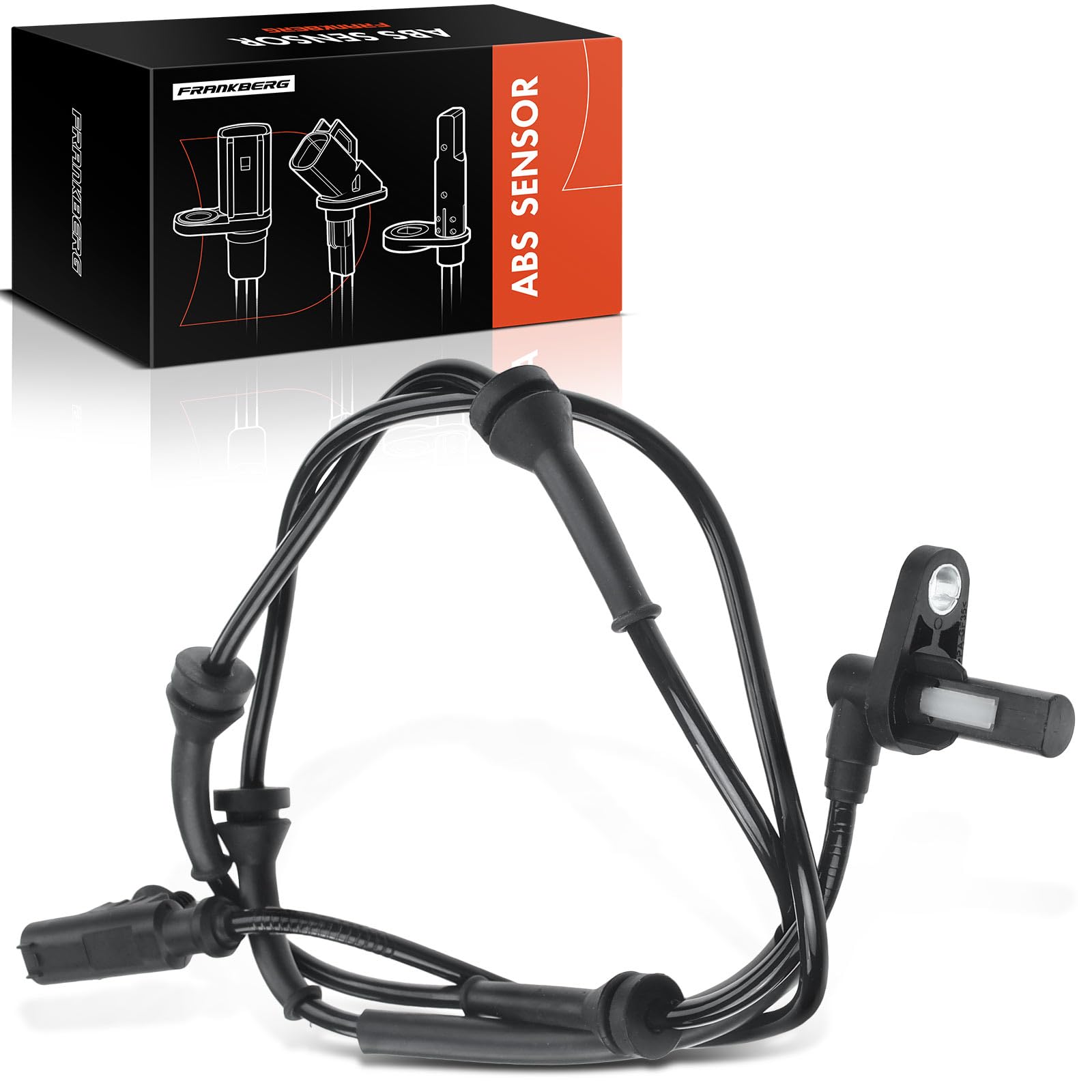 Frankberg Sensor ABS trasero SSB500102 | Compatible con: Discovery III Furgoneta L319, Discovery IV L319, Discovery III L319, R.a.n.g.e R.o.v.e.r Sport L320