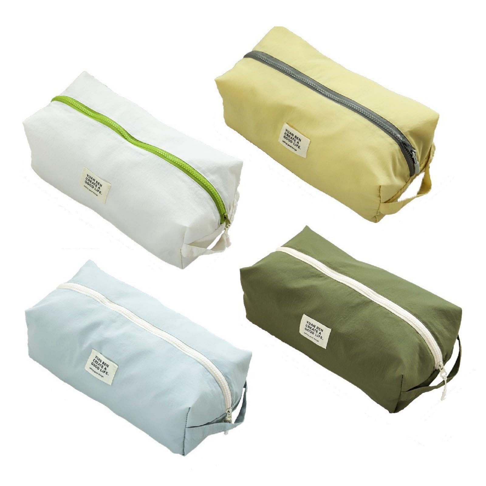 4pcs Bolsas de Zapatos para Viajes, Bolsas de Zapatos de Viaje de Nailon portátiles, Nylon Resistente al Agua con Cremallera, Bolsa de Almacenamiento de Zapatos de tamaño L