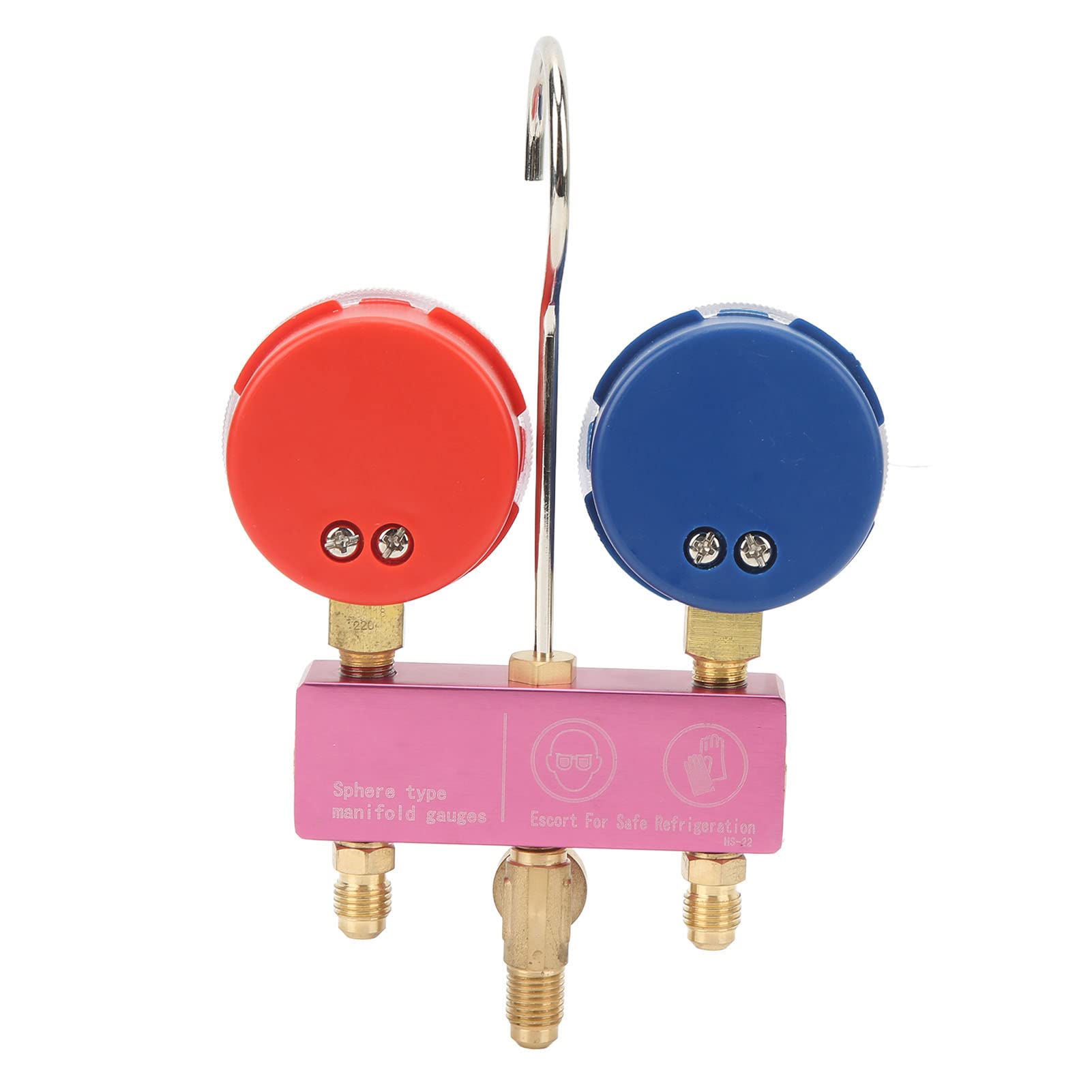Mini manómetro G1/4 para R22 R32 R410A, manómetro de diagnóstico de Aire Acondicionado, para Mantenimiento de Aire Acondicionado automotriz del Sistema de CA del Coche