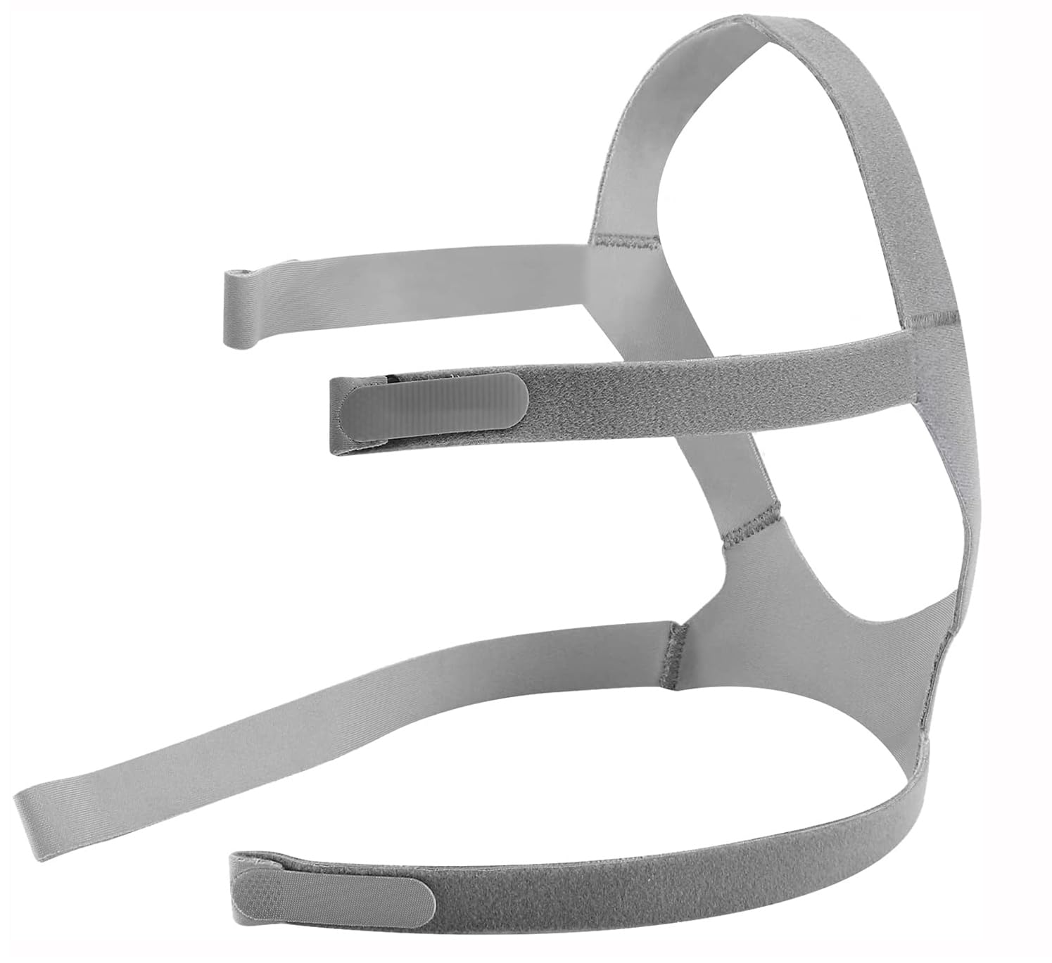 BMC CPAP Headgear Strap Replace Part for Nasal Mask Full Face Mask Accessories Supplies RC001( Pack of 1, Grey)