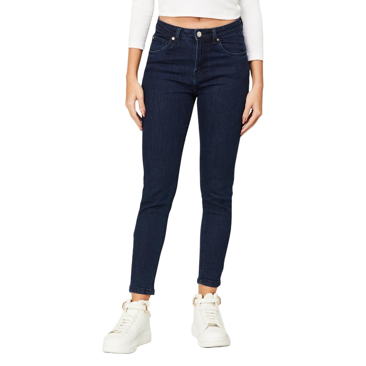 Fame Foreverby Lifestyle Women Cotton Regular Fit Solid Jeans