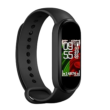 Drumstone( + - M8 Smart Fitness Band Waterproof Bluetooth Wristband with Heart Rate Monitor OLED Display, and Activity Tracking for Men & Women Personal Health Tracker