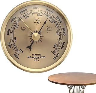 Thermometer Hygrometer Barometer | 3 in 1 Barometer with Built in Hygrometer and Thermometer,70mm Indoor Thermometer for Home, Humidity Meter for More Accurate Weather Forecasts Pengzi