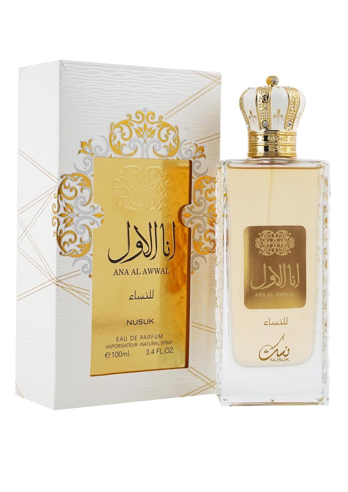 Ana Al Awwal Women Gold EDP Spray Perfume 100ml