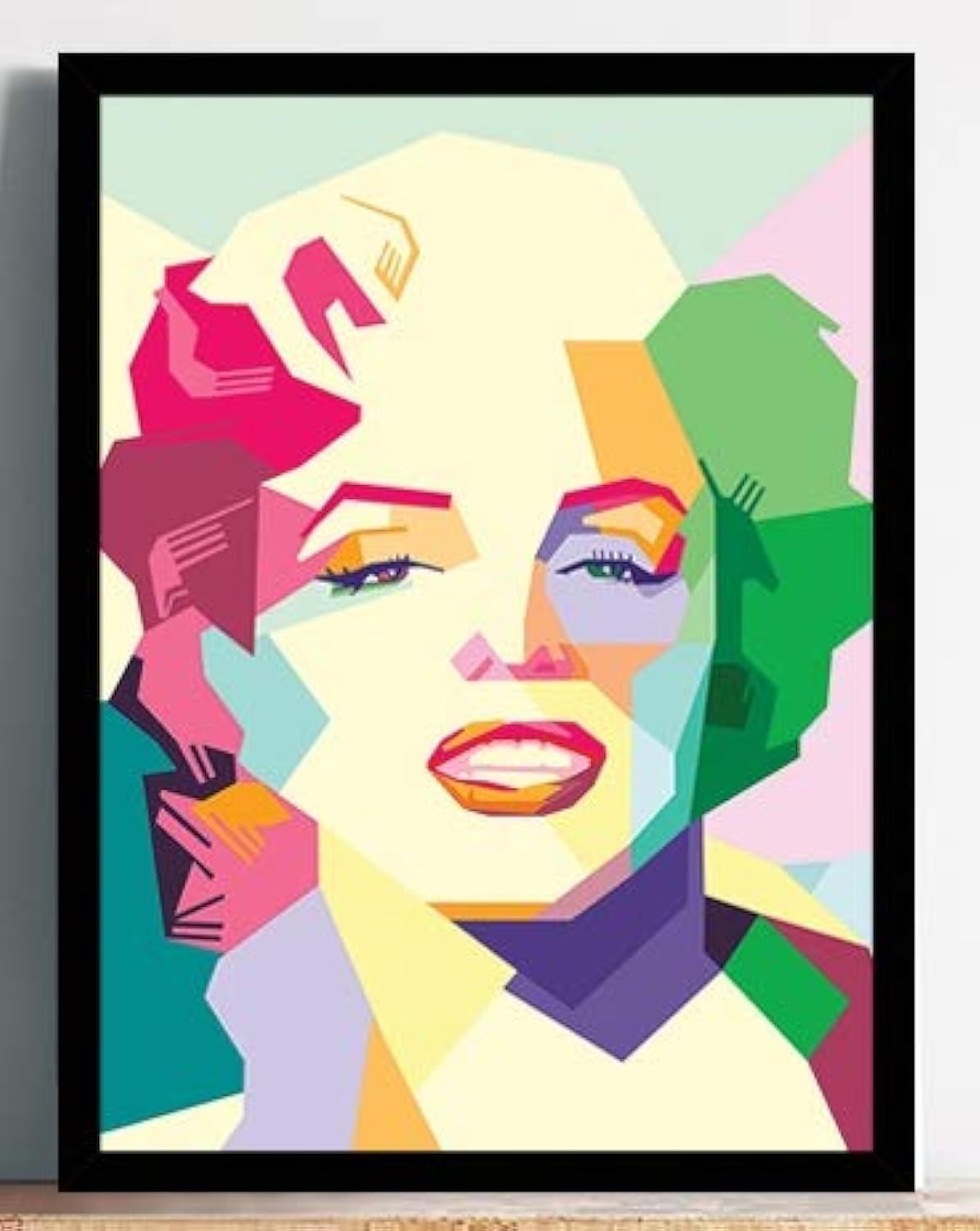 Spoil Your Wall Marilyn Monroe Design Poster with Black Frame, Arts Home Décor Photo Frames, 40x60cm