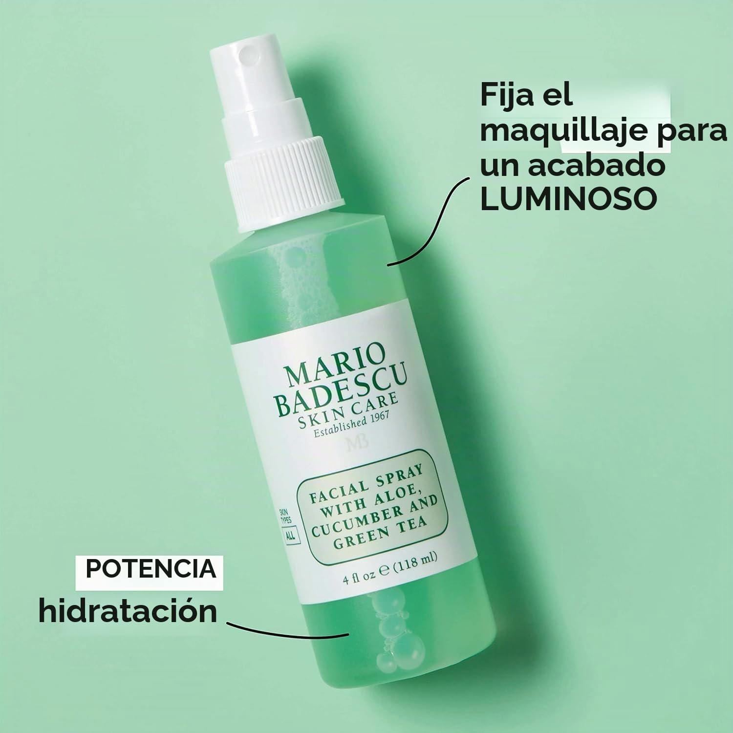Mario Badescu Facial Spray with Rosewater & Facial Spray with Green Tea Duo