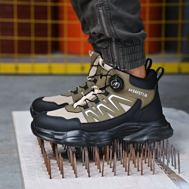 Chaussures De Sécurité Montantes Homme Femme - Embout Acier, Antidérapantes, Respirantes - Idéales Travail & Quotidien