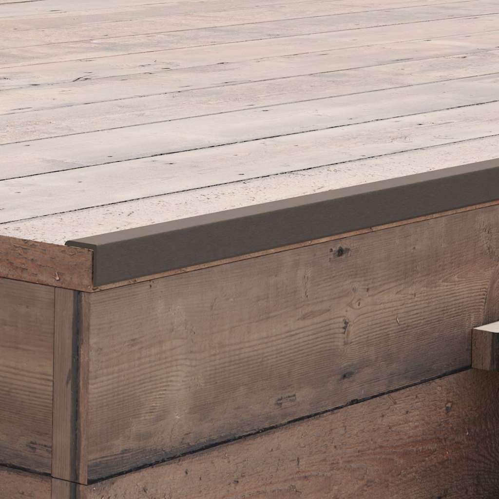 vidaXL 5x Profili Angolari per Decking in WPC Marrone Bordatura Pavimentazione