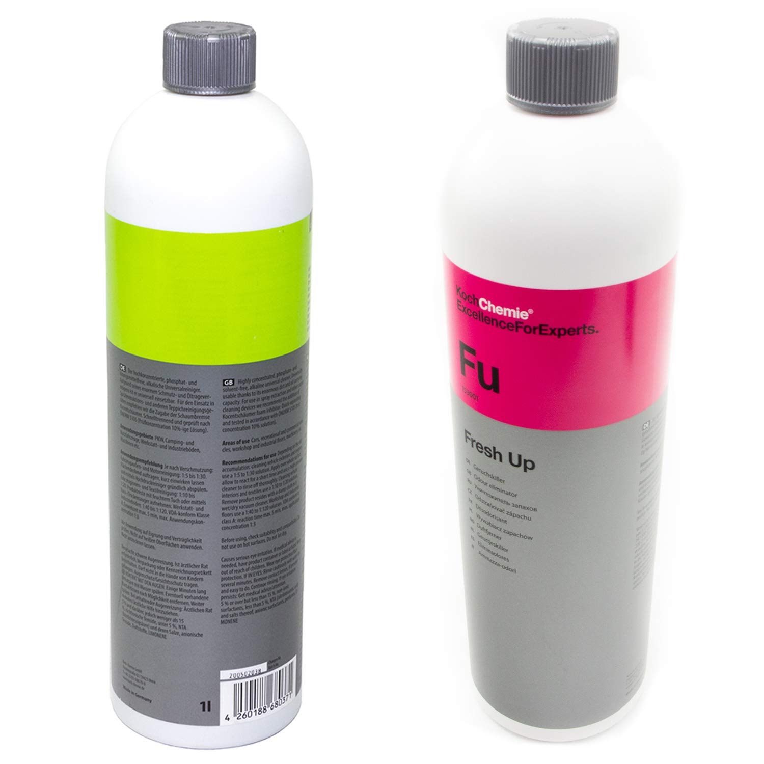 Geruchs Auto Entferner Fresh Up Fu 1 Liter + Green Star Gs Reiniger Universal 1 Liter Koch Chemie