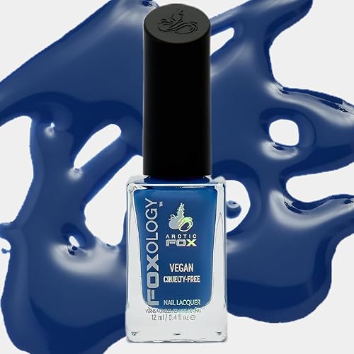 Miniatura 7 de Foxology ARCTIC FOX - Capa superior de uñas de fórmula vegana y libre de crueldad, 15 unidades, capa superior de esmalte de uñas, acabado de alto