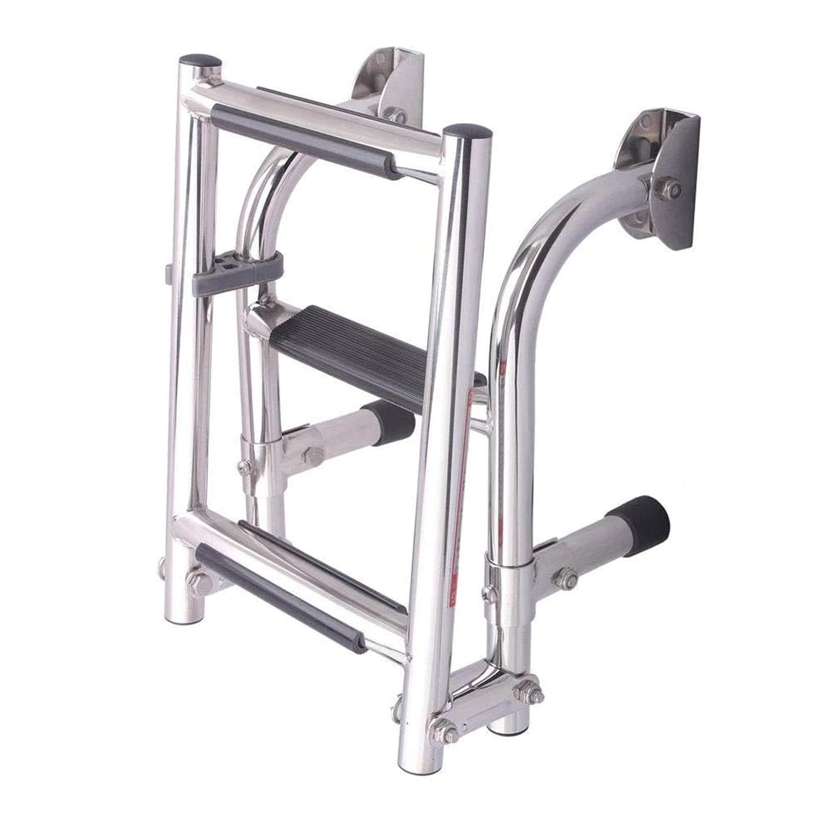 Buy ERLAN Collapsible Dock Ladders with Support Leg, Stainless Steel Telescoping Boarding Ladder