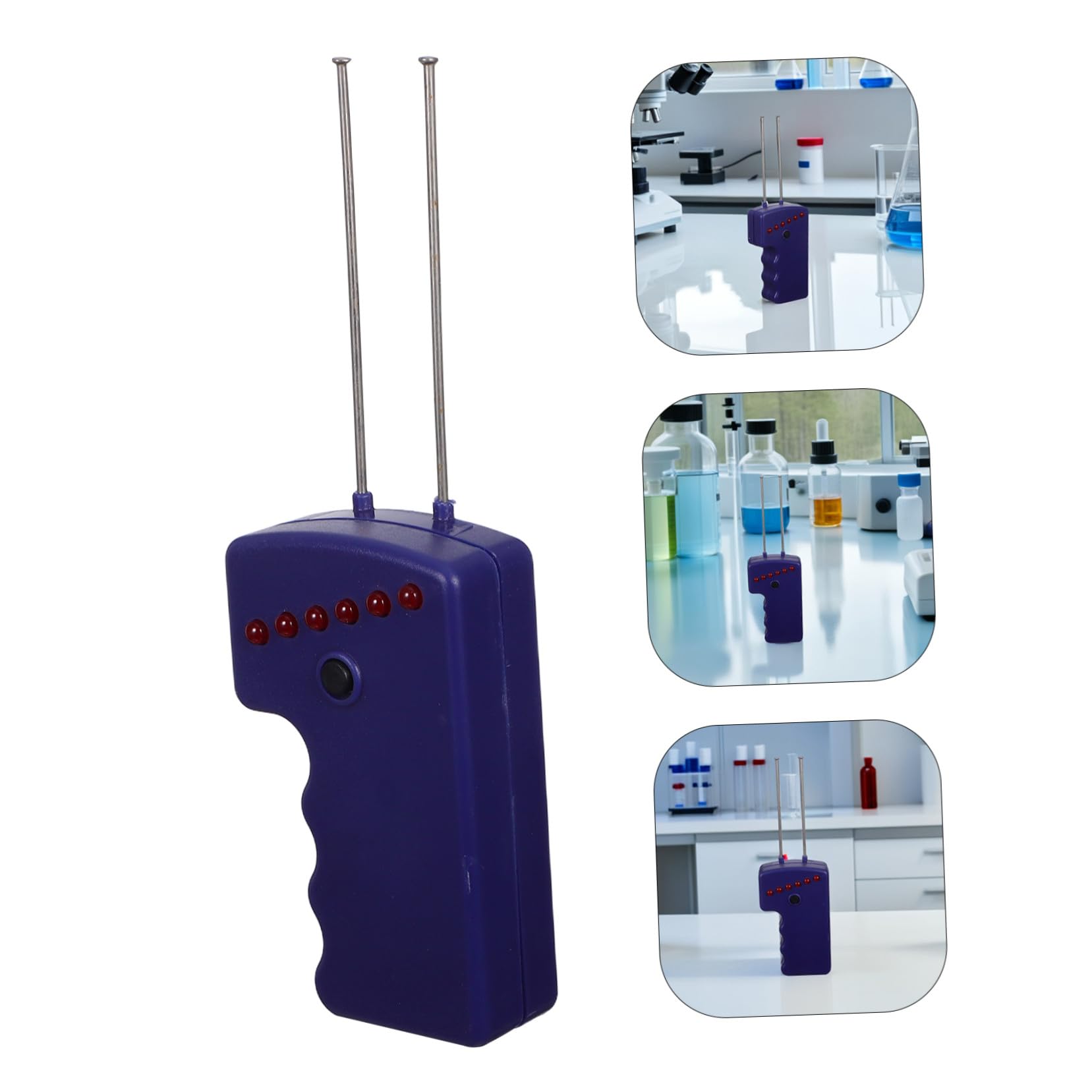 PRETYZOOM 4 Piezas Manifestante de electrolitos equipo de enseñanza de la física instrumentos de enseñanza equipo de aprendizaje estudiantil probador de conductividad el plastico Negro