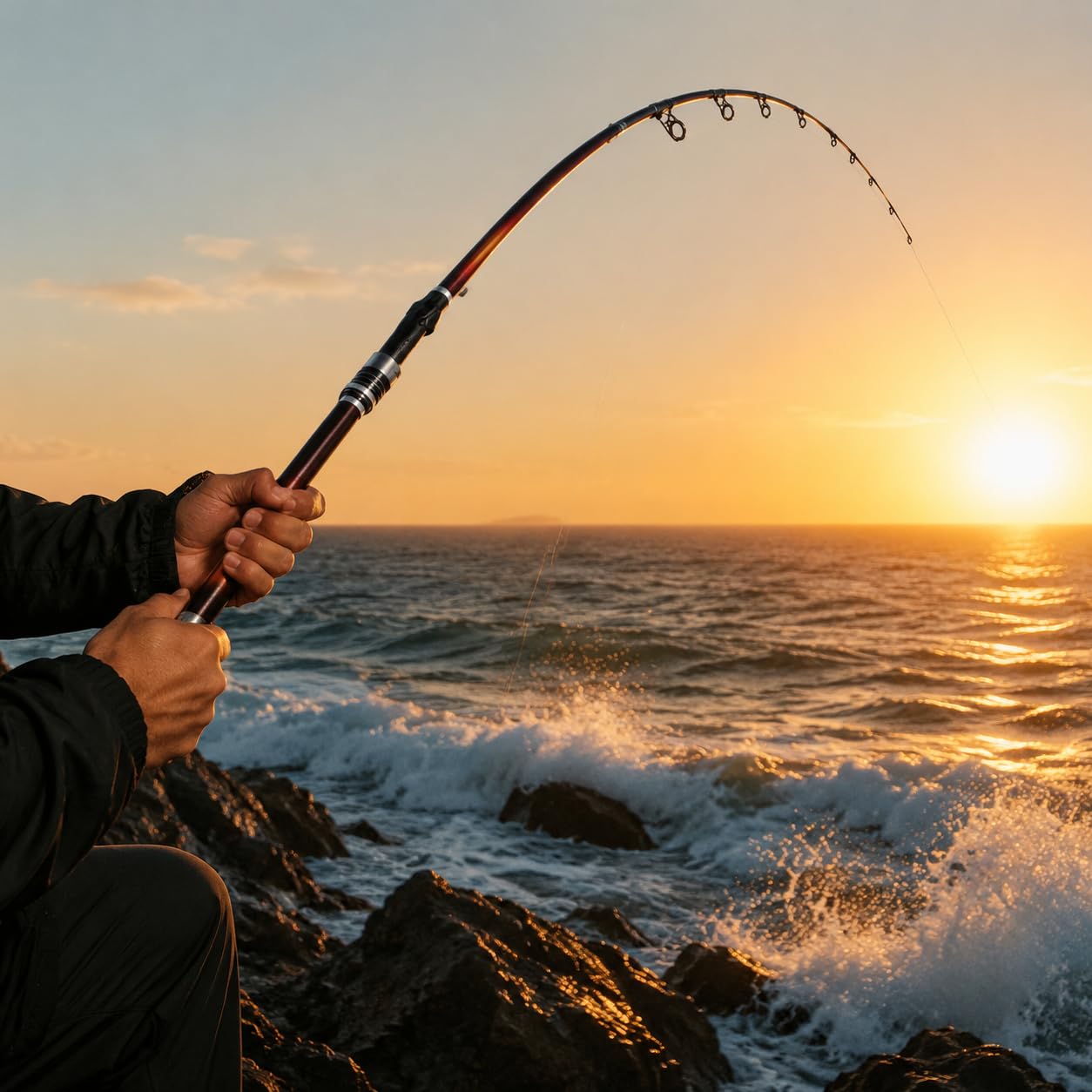 Canna da Pesca Casting Telescopica | Portamulinello solido, Canna per Lancio, Competizioni di pesca, Per Guidatori barca