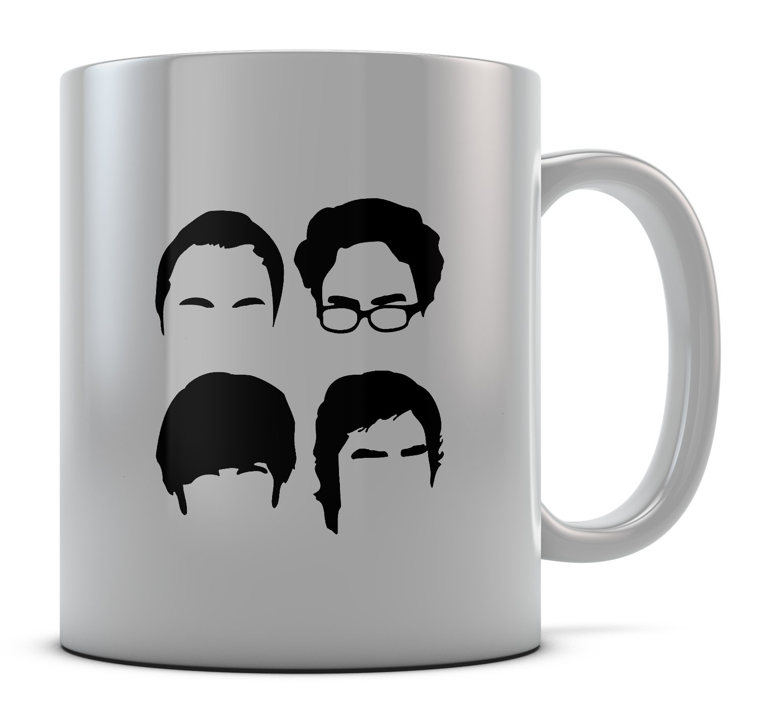 Daytripper Printed Big Bang Theory Silhouette Novelty Mug
