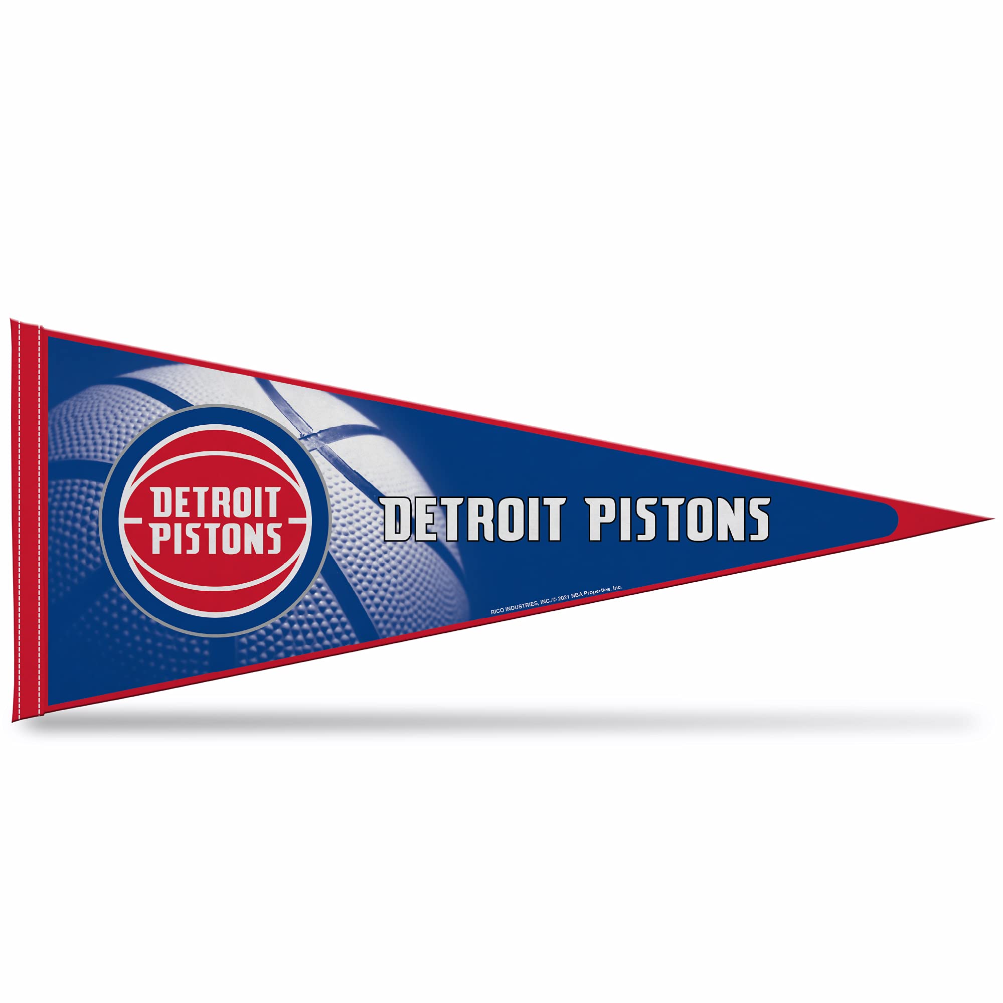 Rico Industries NBA Basketball 12" x 30" Felt Wall Décor Pennant - Great for Home/Bed Room/Man Cave Décor