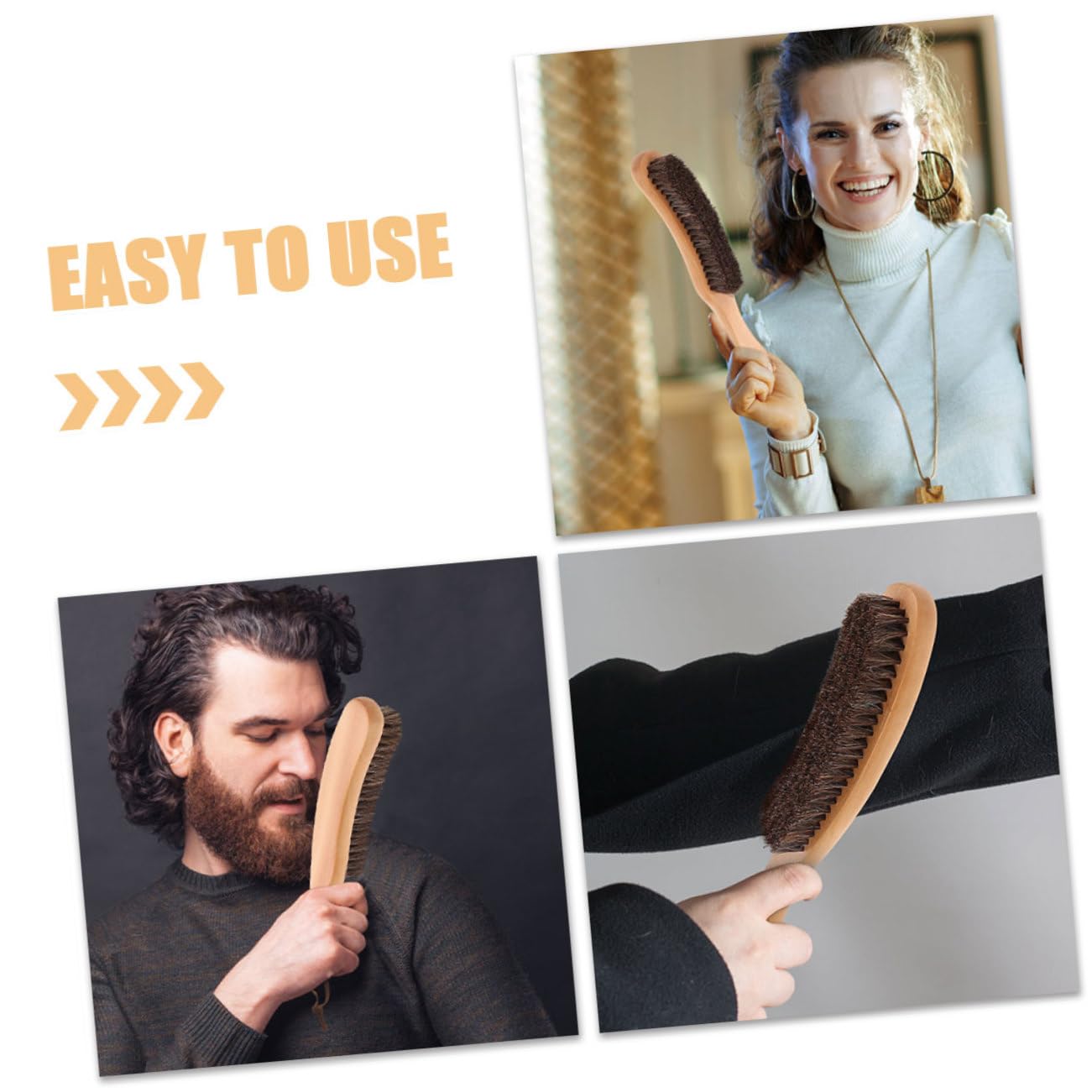 Healeved 8piezas Cepillo De Limpieza para Ropa y Accesorios Cepillo Antiestático para Eliminar Polvo y Pelusa para Suéteres Sombreros y Materiales Delicados