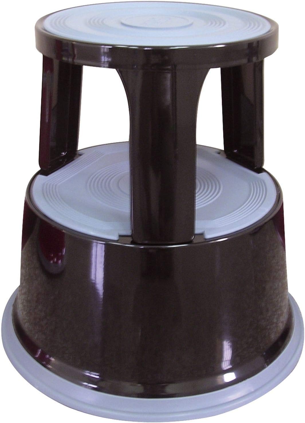 Q-Connect Black Metal Step Stool KF04845