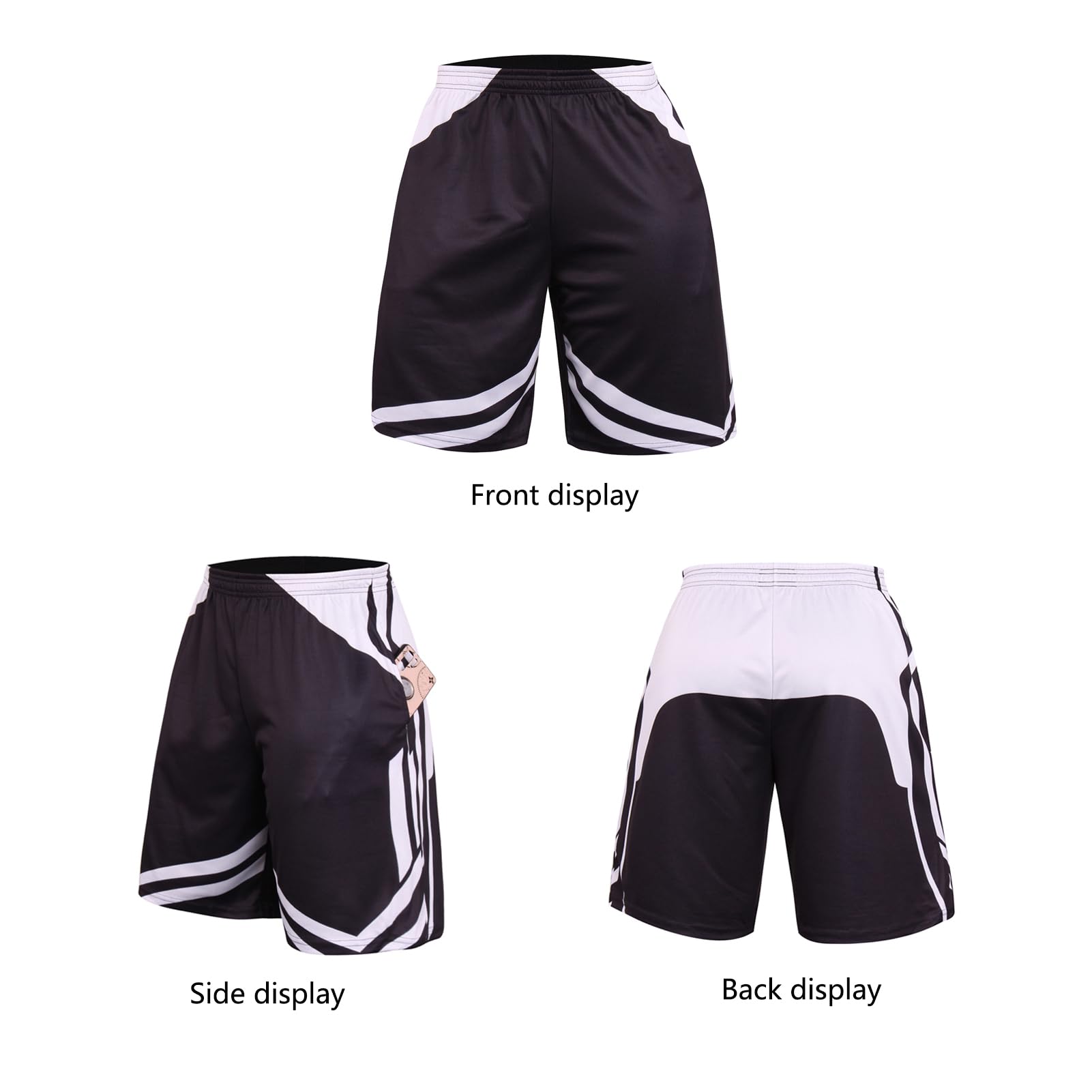 3 pièces Ensemble Compression Homme Tenue, Sport Fitness Vêtement, Running Shirt Compression Legging Sport Short, Running Jogging Cyclisme