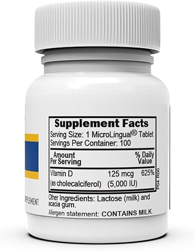 Miniatura 2 de Superior Source Tableta de vitamina D3 extra fuerte de 5,000 UI, 100 unidades (el embalaje puede variar)