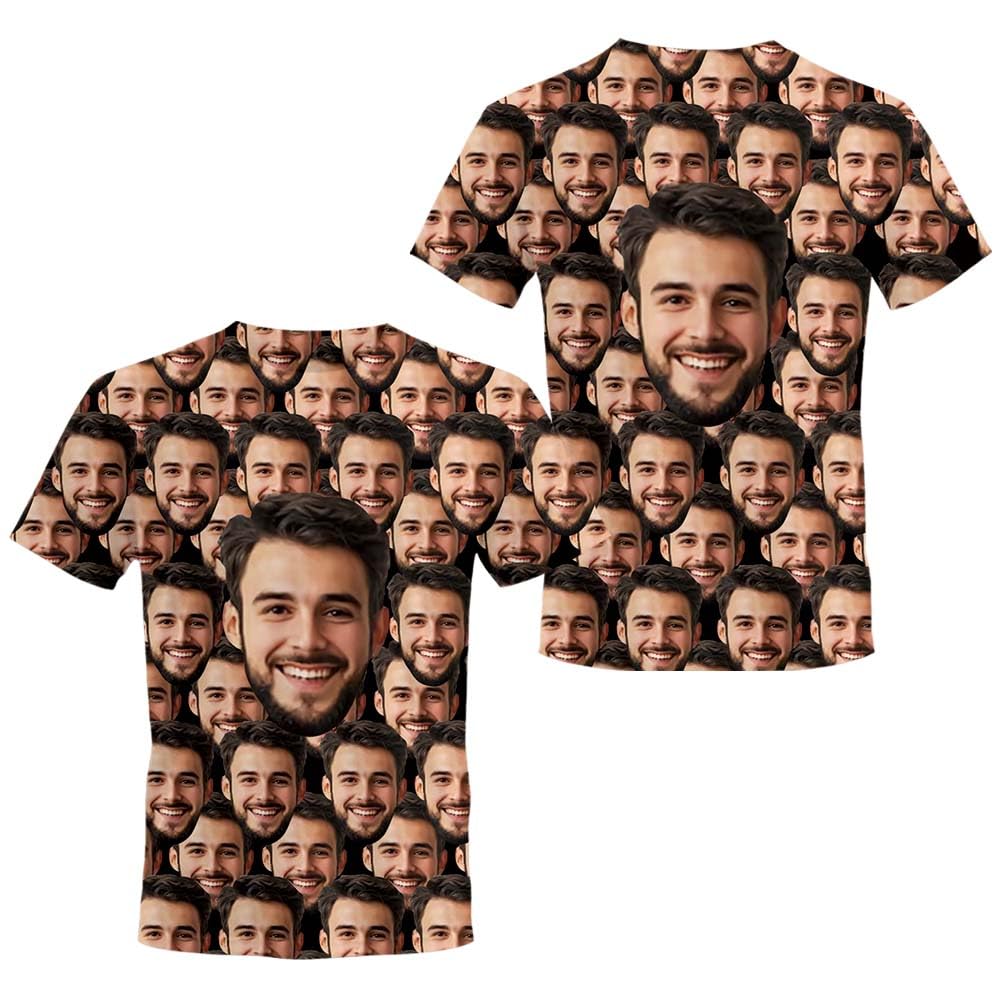 ERICAT Personalised T-Shirts Custom Tshirt Add Your Own Image Text Logo Customisable T Shirts for Men Women