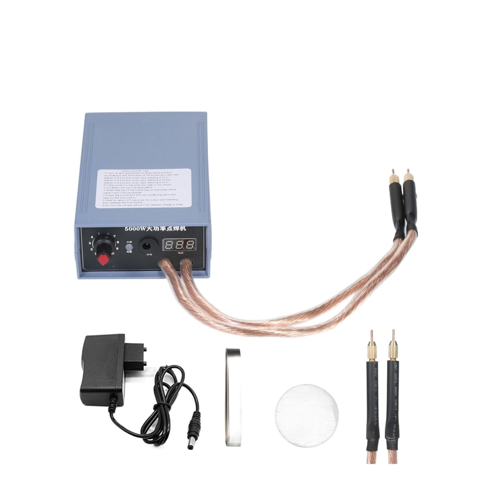 Spot Welder 5000W High Power Handheld Welding Machine Portable 0-800A Current Adjustable The Weld is Strong(3)