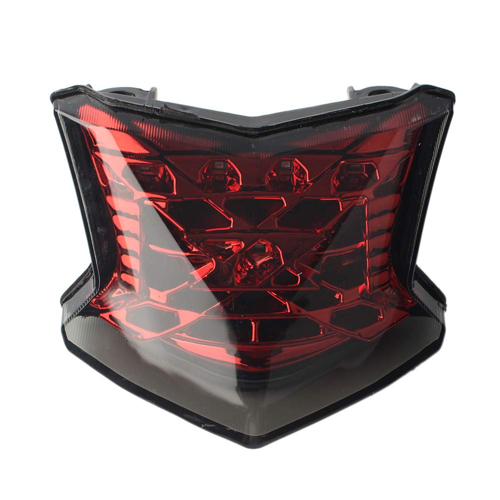 Feu Arrière LED Moto Pour Kawasaki Z900, Z650, Ninja 650 (2017-2023) - Noir - Frein Et Clignotant Intégrés