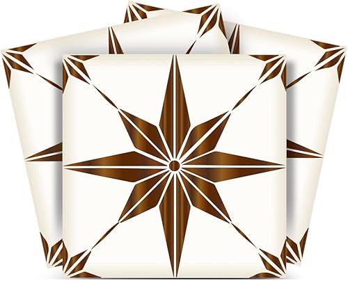 Miniatura 1 de Adhesivos para azulejos Mi Alma, 24 unidades, Talavera, plantillas de pared, calcomanías para despegar y pegar, fácil aplicación, ideal para baño,