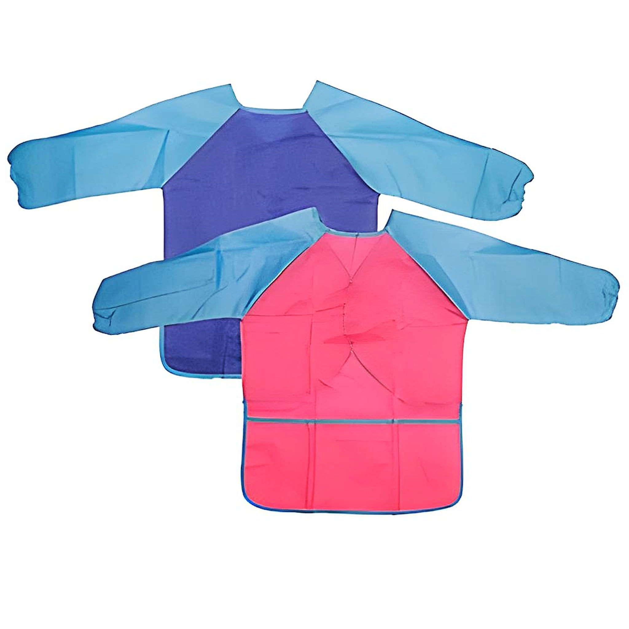 Bricokids Tablier imperméable pour enfants avec manches longues pour activités de peinture et travaux manuels scolaires