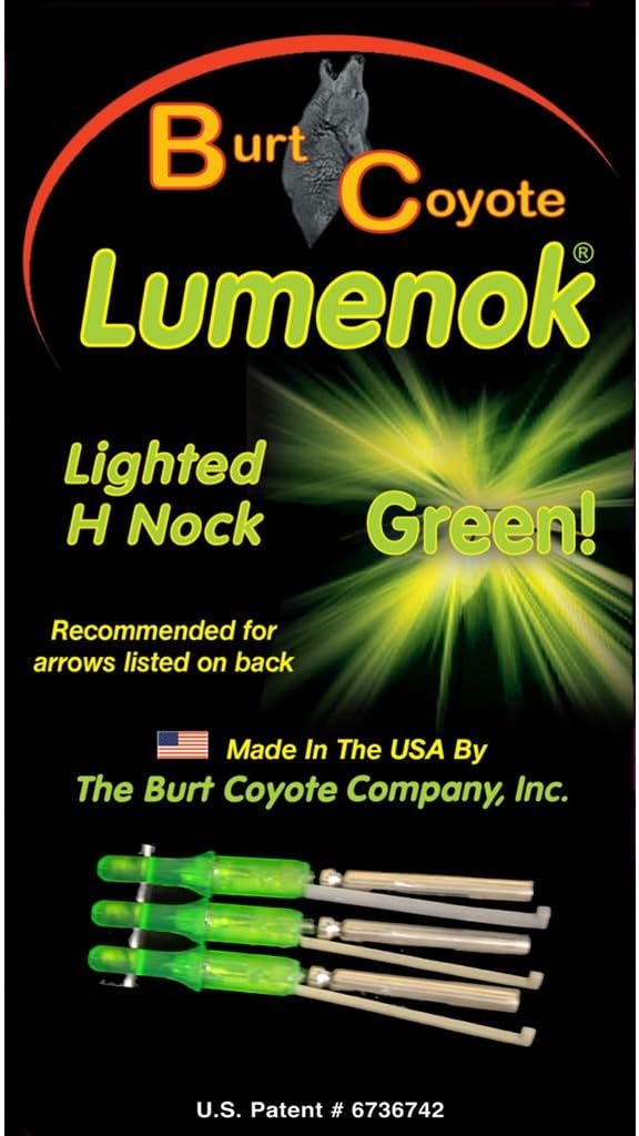 Lumenok H Nock (3-Pack), HD Orange