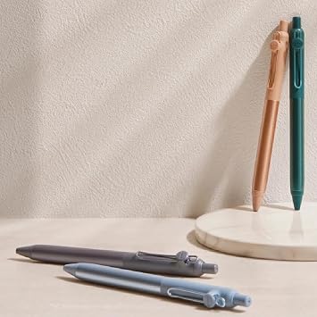 ZENTO Flow Model Ballpoint Pen Agate 0.38mm Ink Color Black UBNZF38.74 With Original Stylus Ballpoint Touch Pen