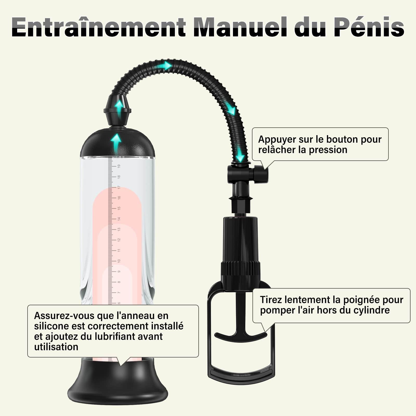 Améliorée Pompes à Pénis Sex Toys pour Homme - Pompe a Penisse Masturbeuse Homme avec Vaginette Silicone Pompe a Penis pour L'agrandissement du Pénis Sextoyse Homme Sex Toyspour pour Couple Plaisir