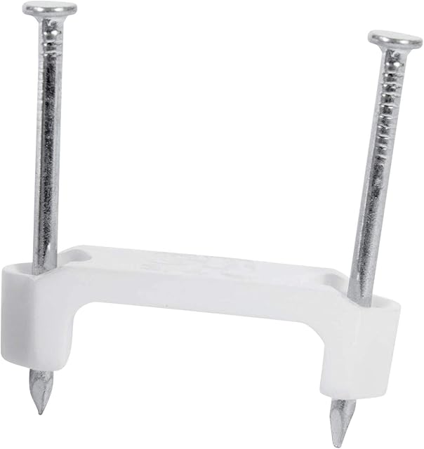 Gardner Bender PS-575 Plastic Staple, 3/4 in., 14/3, 12/3, 10/3 (NM) Cable, White