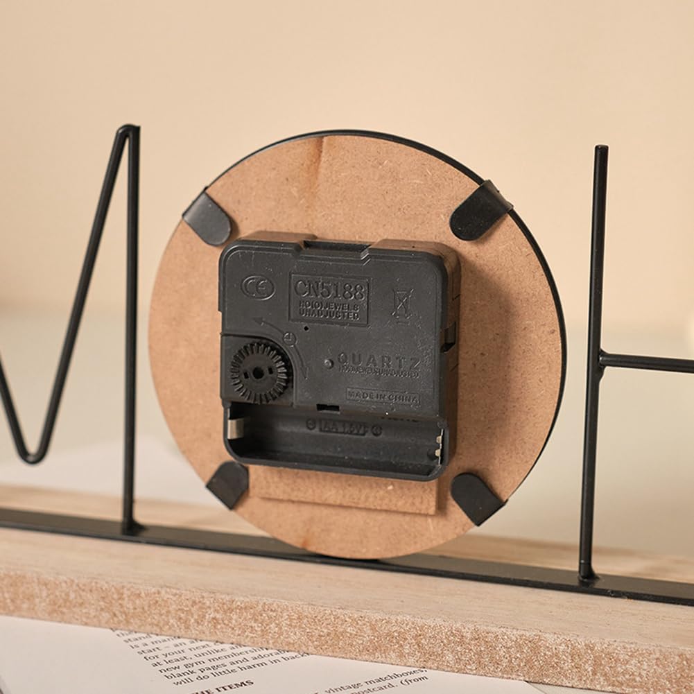 Mueble de TV Piezas de Decoración Hogar Salón Dormitorio Oficina Escritorio Reloj Decoración HOGAR