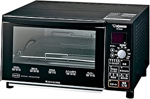 象印マホービン オーブントースター こんがり倶楽部 食パン4枚焼き サクふわトースト マイコン自動コース 温度調整 お手入れカンタン ブラック ET-GN30-BZ