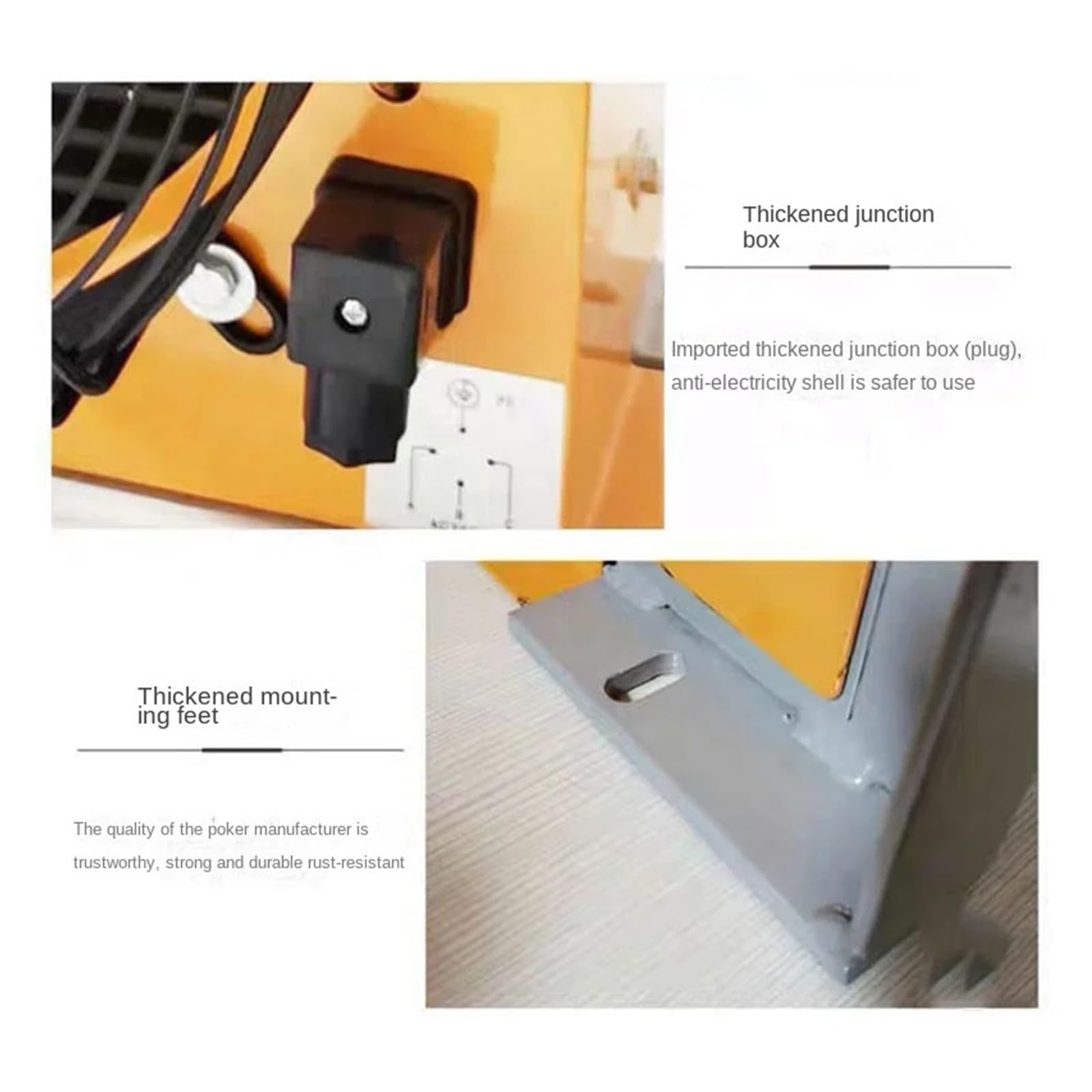 AH0608TL 60L/MIN Ventola di raffreddamento dell'olio idraulico 48W Piastra-Fin Radiatore olio idraulico raffreddato ad aria in alluminio Operazione stabile