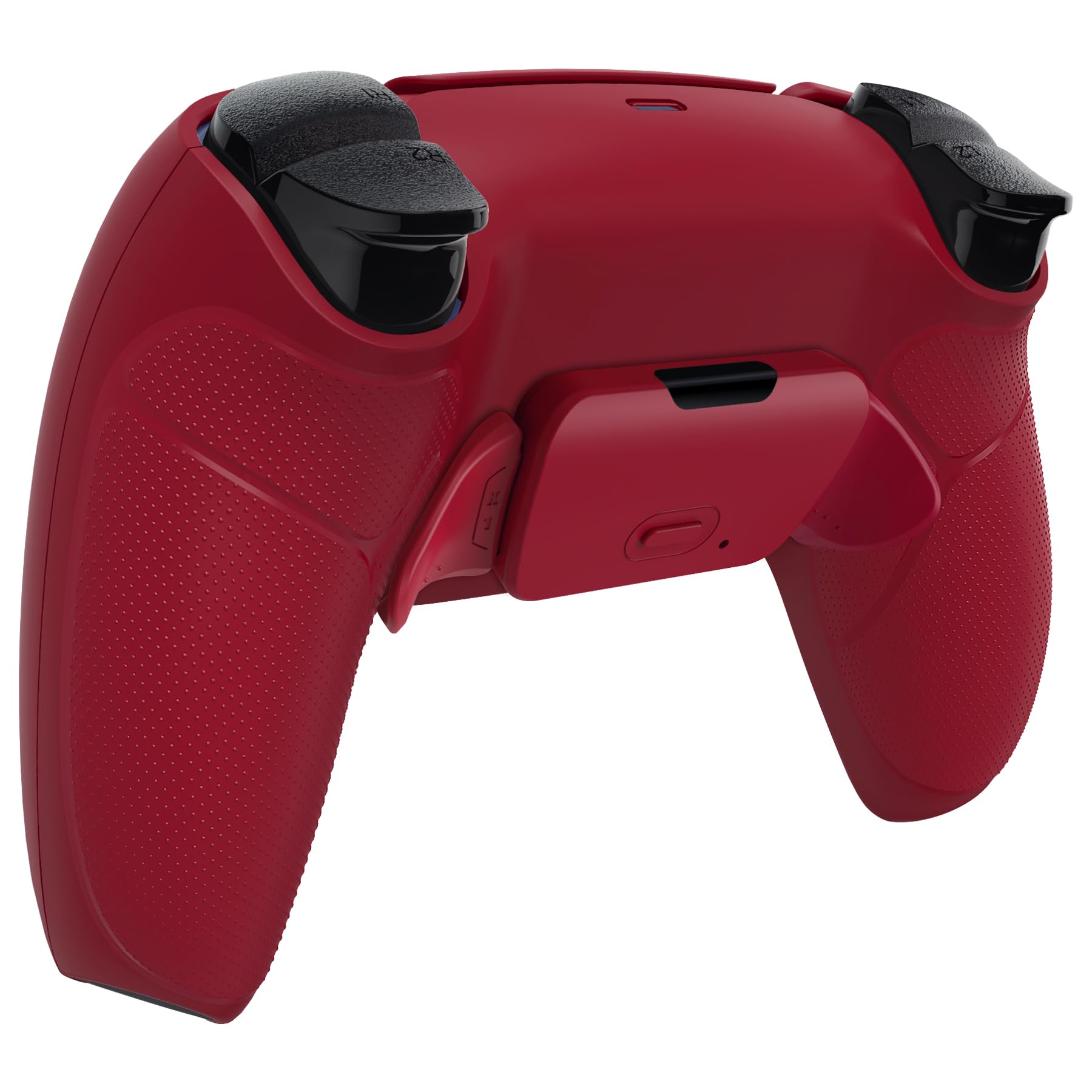 eXtremeRate RISE Remap Kit Programmabile per ps5 Controller BDM-030/040/050,Tasti Aggiuntivi Palette Back Button Cover Grip Gomma Pulsante Posteriore per ps5 Joystick-Volcanic Red