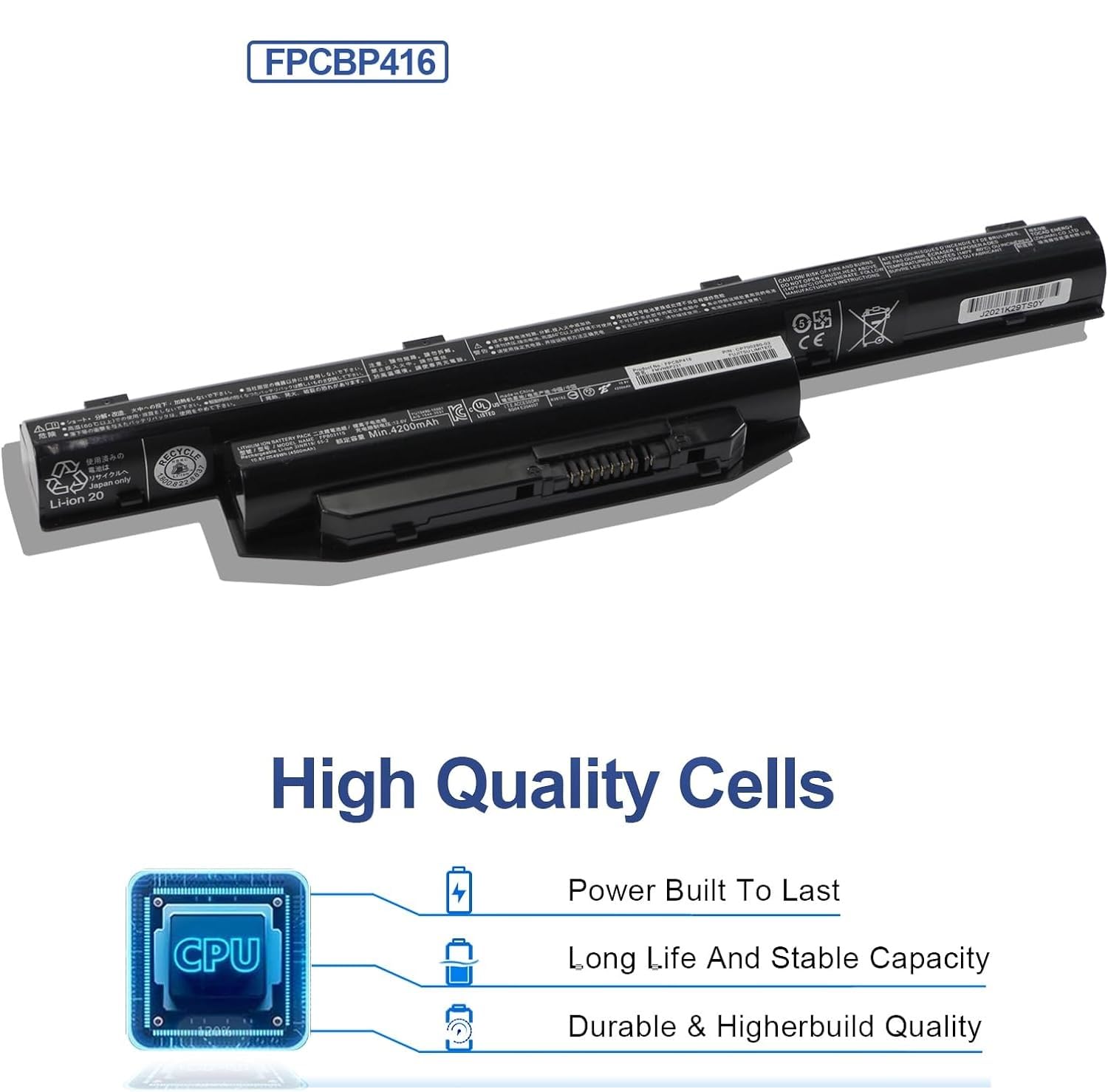 その他 Fujitsu 4thgeneration Laptop[weakbattery WeFly FPCBP416 FPCBP405 FPCBP429 FPCBP434 Laptop Battery