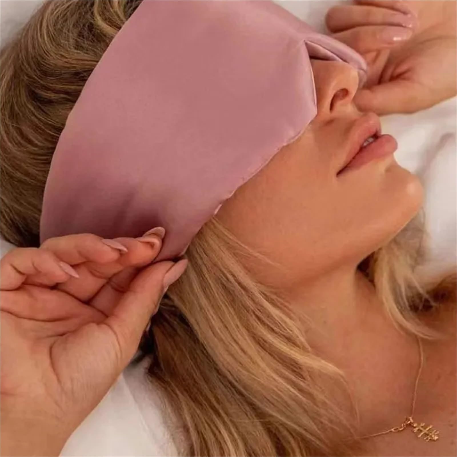 3 stücke Seidensatin Schlafmaske Augenmaske Lichtblockierende Abdeckung Schatten Reise Entspannen Augenklappe Frauen Männer Schlafmittel für Schlaf(Deep Grey)