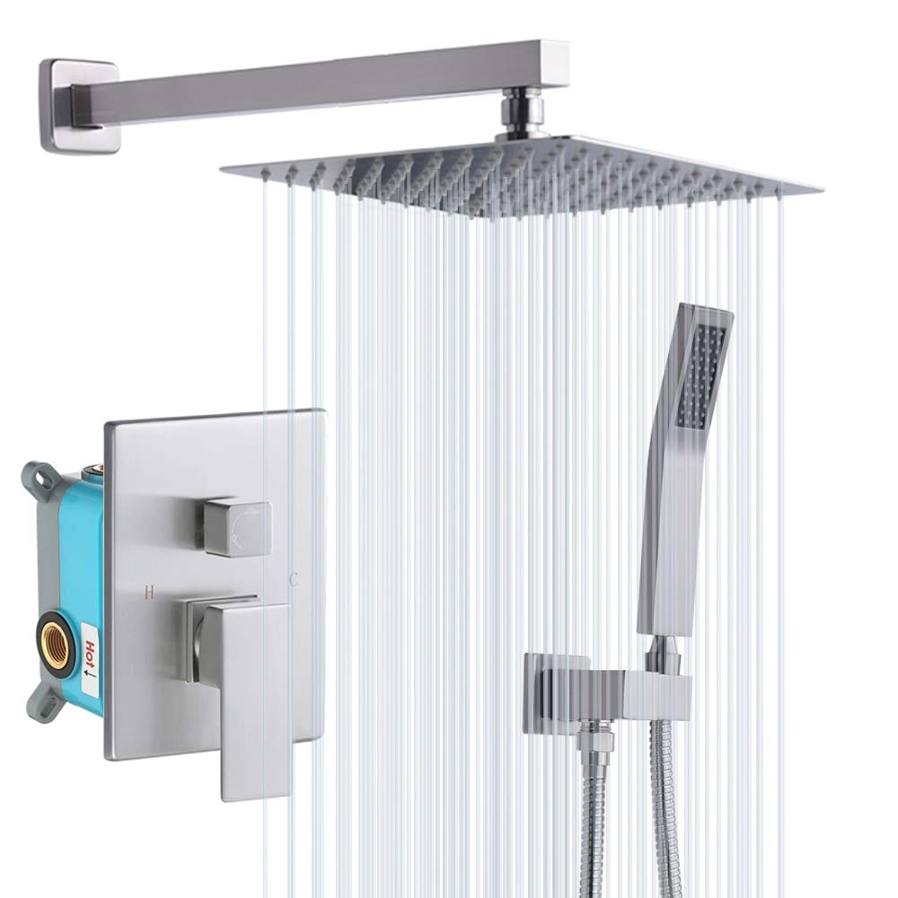 Buy Rugus Shower System，Luxury Rain Mixer Shower Combo Set Wall ed