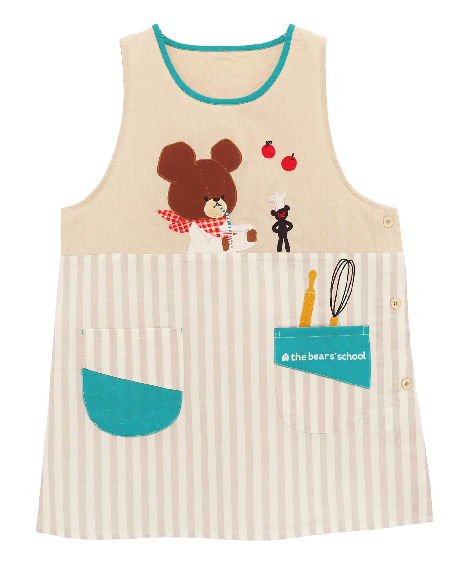 Amazon.co.jp: [ON NISHIKI] くまのがっこう ジャッキー エプロン 保育