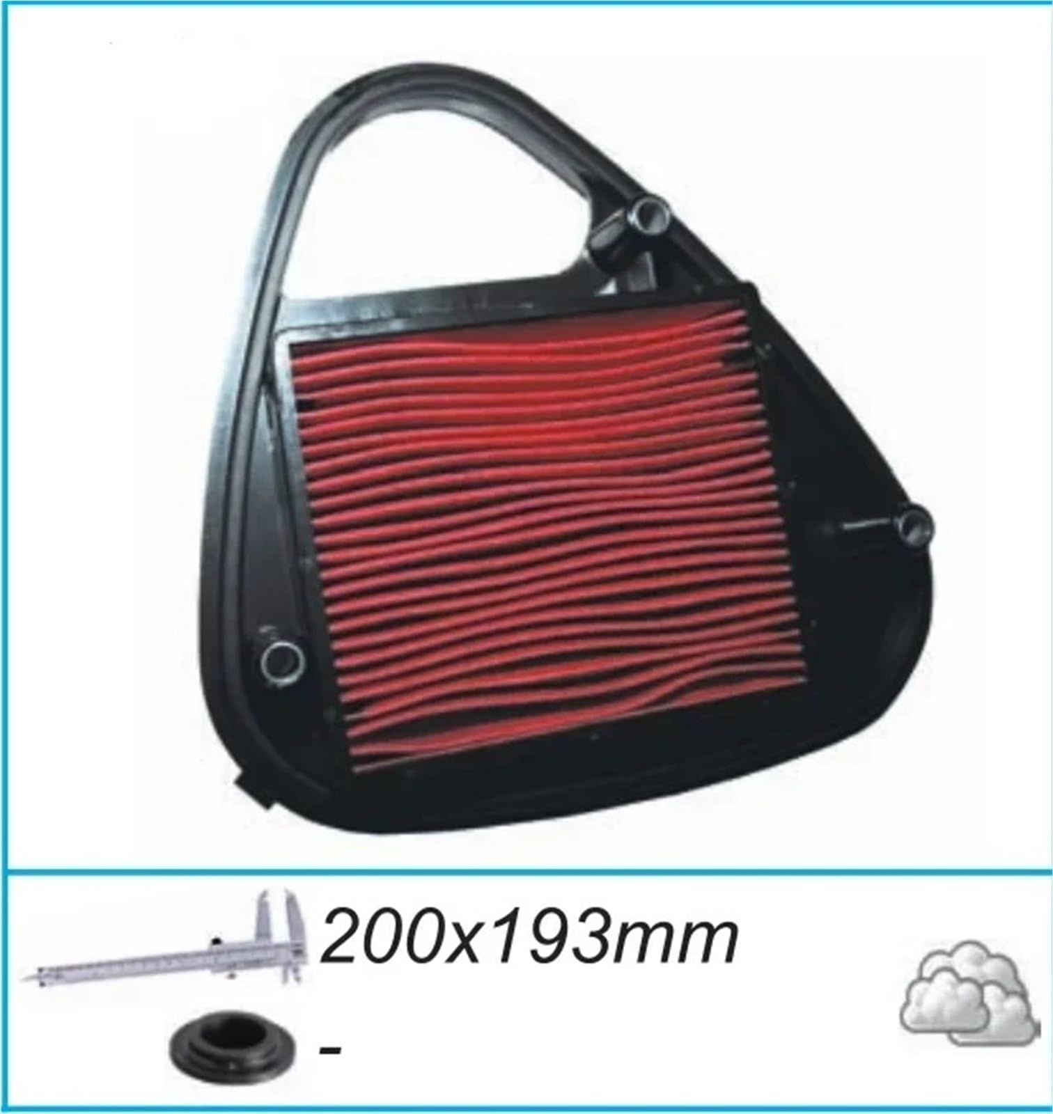 Kompatybilność z Pit Bike crossowym‌ Filtr powietrza i oleju do motocykla pasujące do Honda VT600 Shadow VLX 600 VT600C 1988-1998