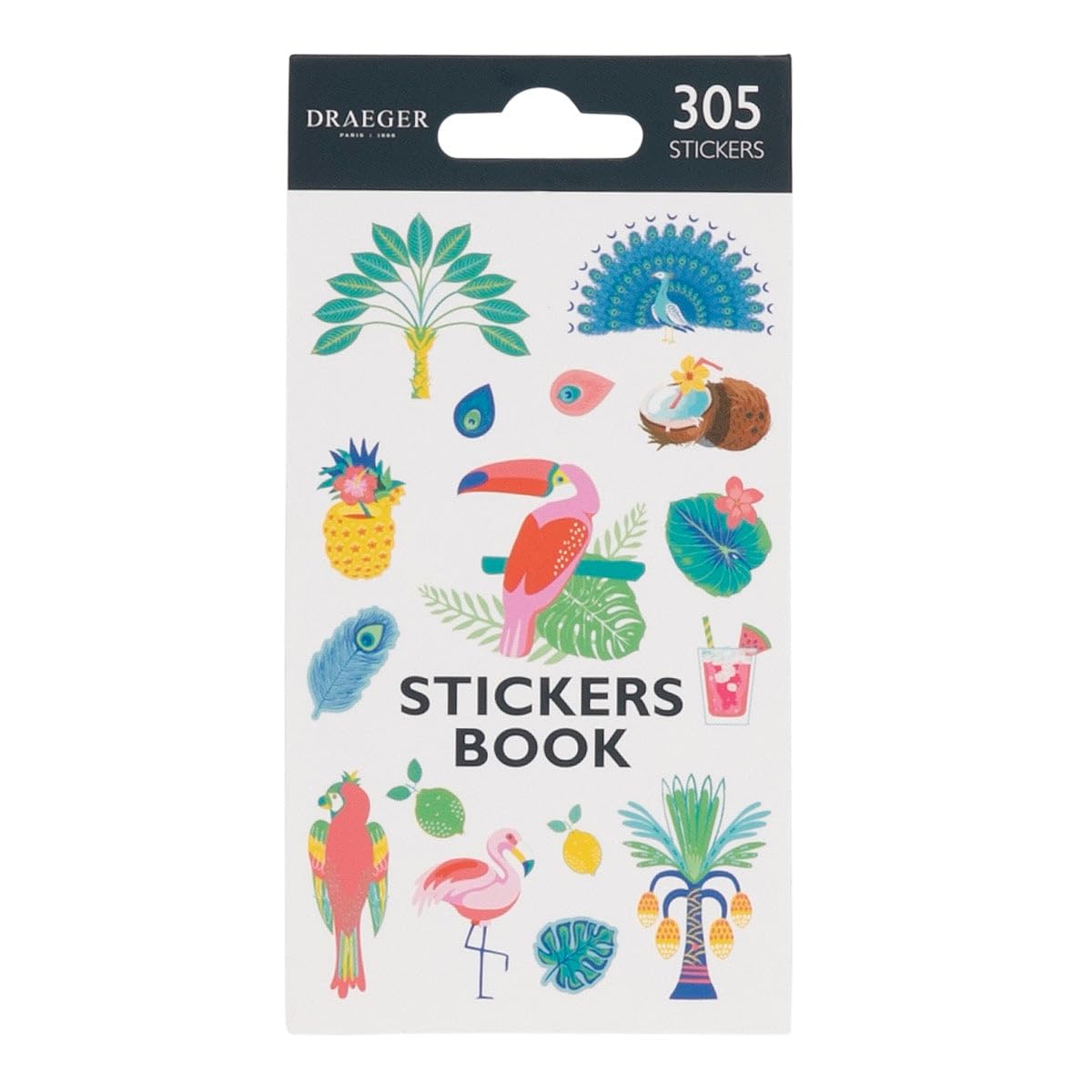 Draeger Paris – Pegatinas autoadhesivas – Jungle – 305 piezas