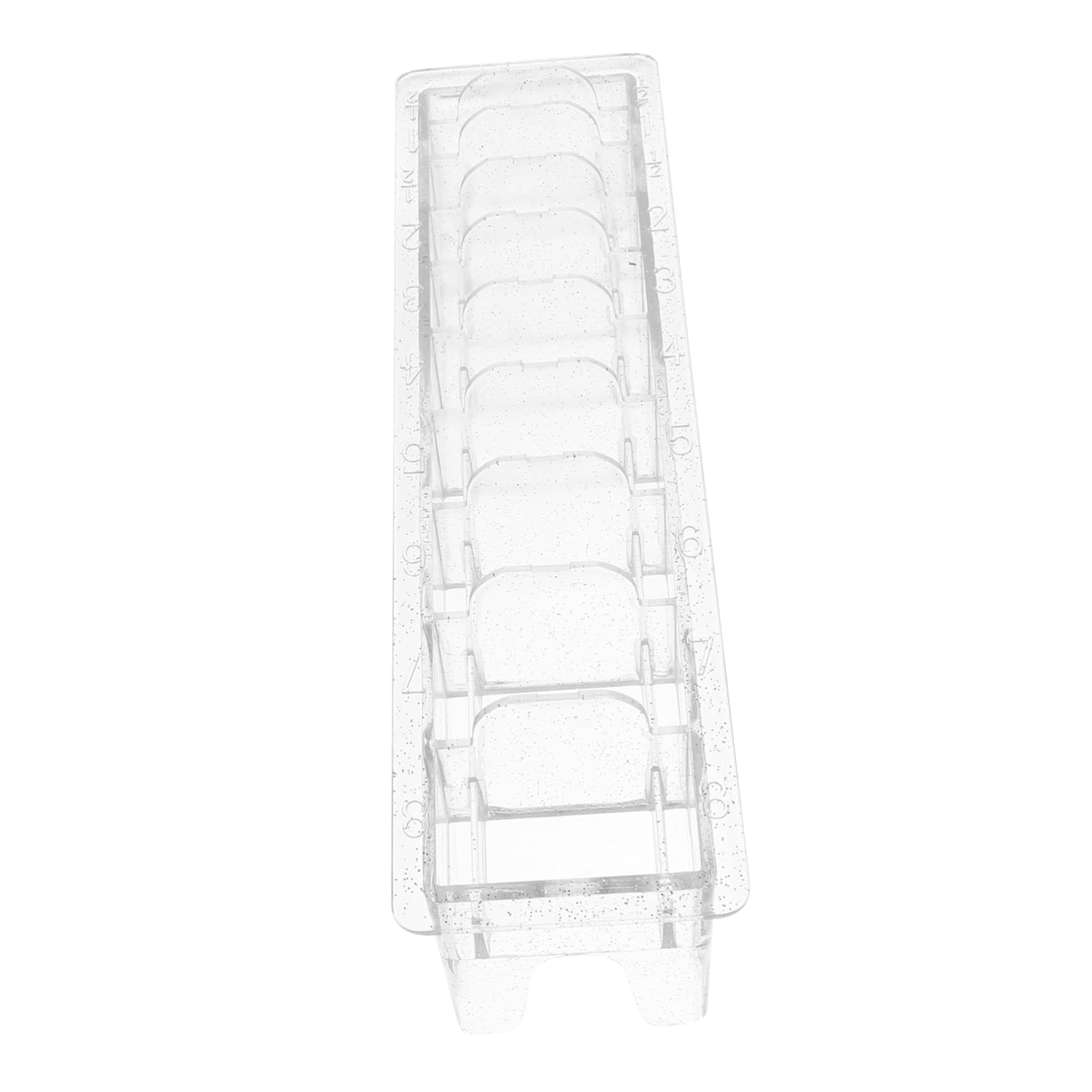 SOESFOUFU Hair Clipper Combs Holder 10 Grids Storage Box Barber Organizer Clipper Guard Organizer