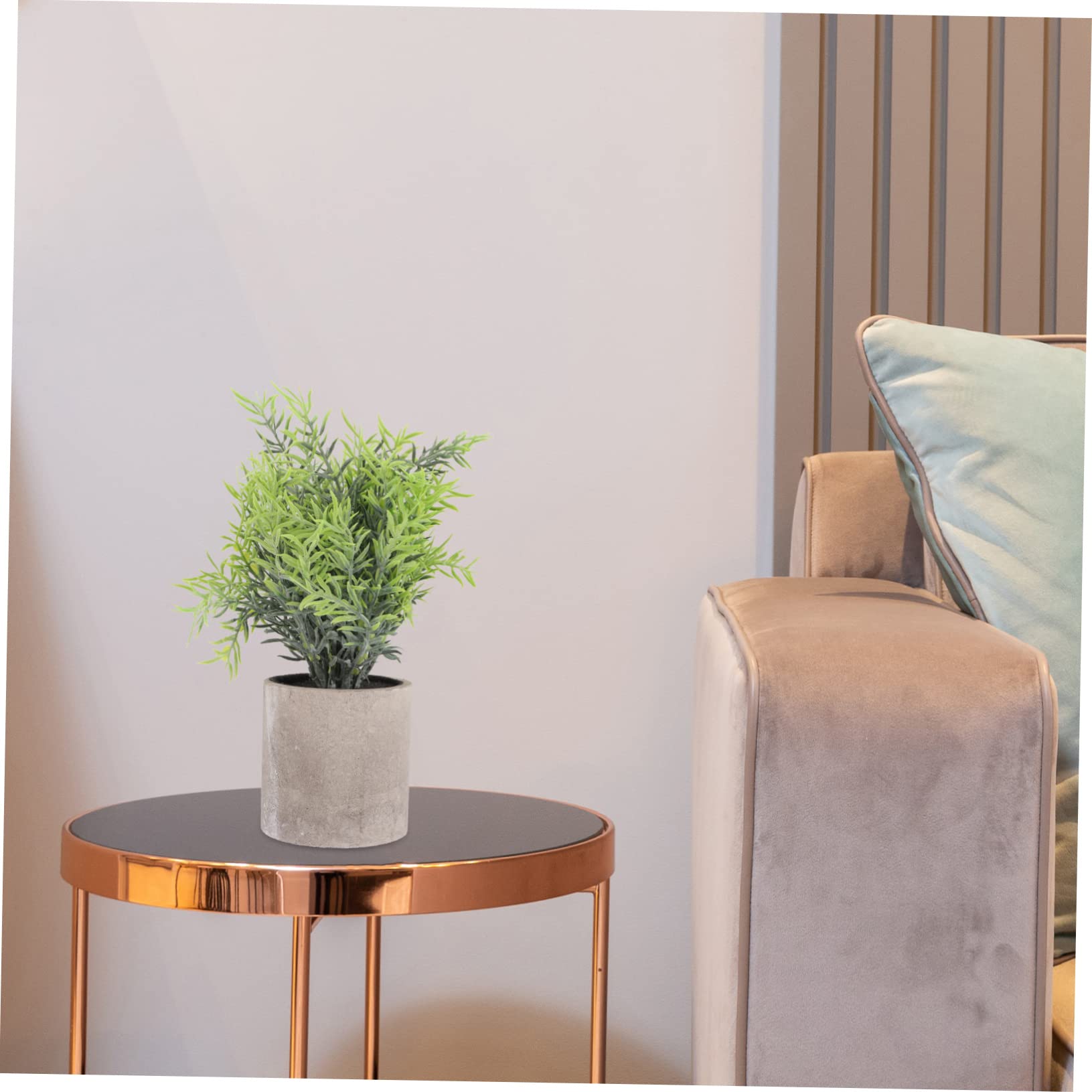 IMIKEYA 3pezzi Artificiali Decorazioni Realistiche Per Scrivania e Casa Eucalyptus e