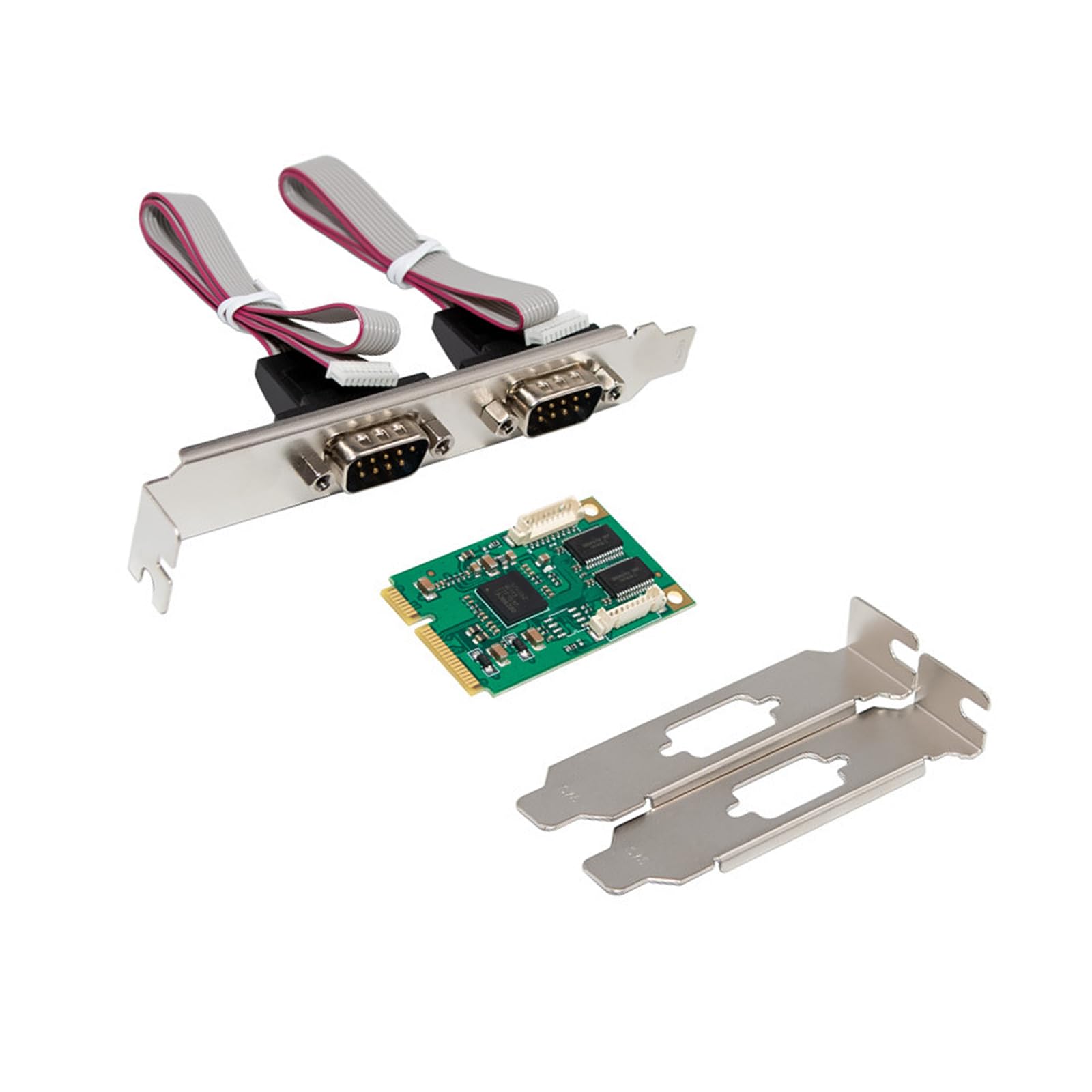 Scheda espansione Controller ST370 PCIE XR17V352 Ideale per l ' Editing Video e l ' analisi dei Dati Scheda espansione PCIe