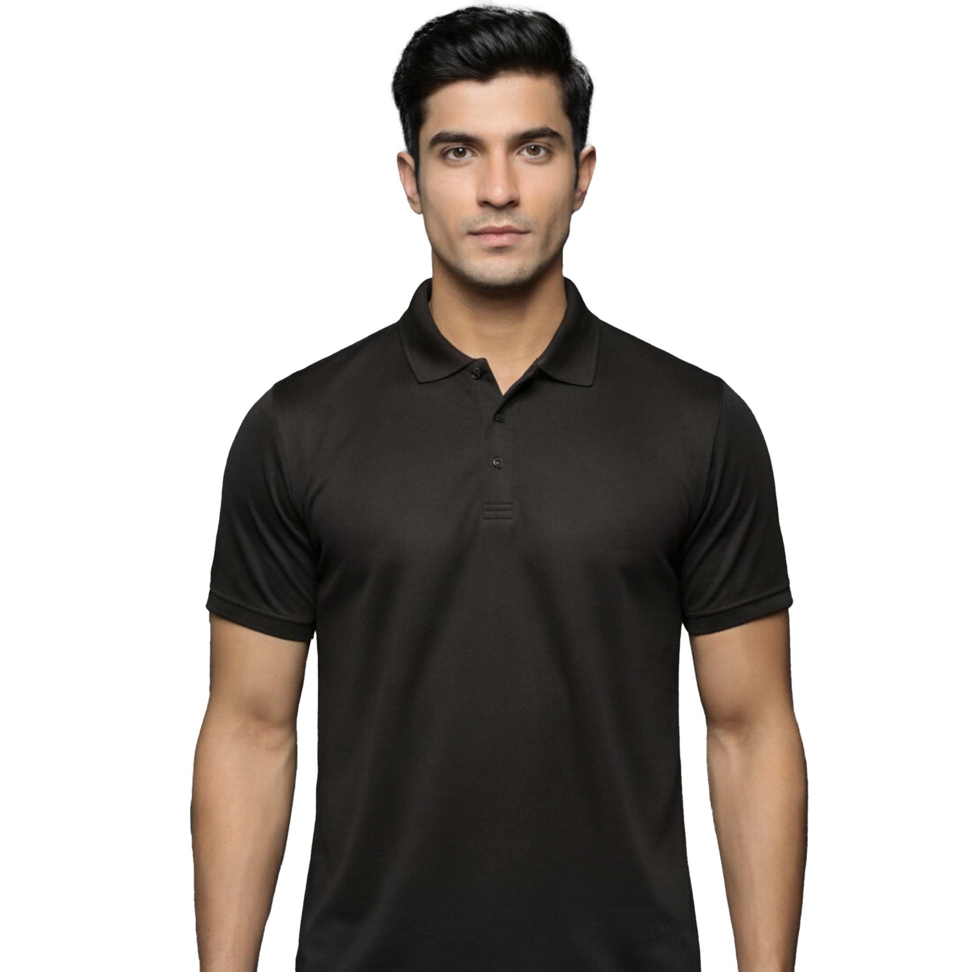 playR Men’s Solid Court Polo T-Shirt - DRIVENT, Dry-Fit Dry-Tech Activewear Polo Tee for Men, Breathable Half Sleeve Sports T-Shirt for Gym, Training, Running, Workout & Casual Wear - All Season-picture-21
