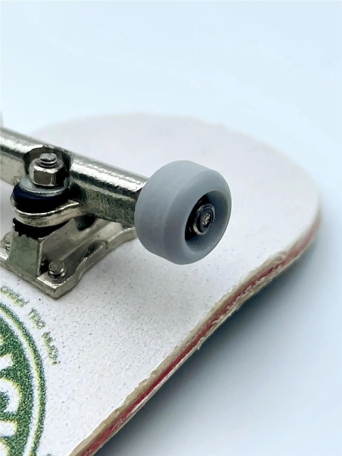 Fingerboard Wheels Resin Fingerboard Wheels for Professional Finger Skateboard with High Speed Bearing(Beige)